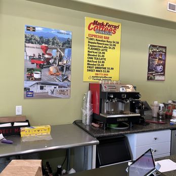 Mark Ferrari Specialty Coffees - Menu - Coffee & Tea Near Me - Oshkosh, Nebraska