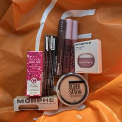 Ulta Beauty - Morphe: Concealer, Liquid Blush, & Gel Lip Liner Maybelline: 24h Pressed Powder NYX: Lip Liner & 18h Matte Lipstick