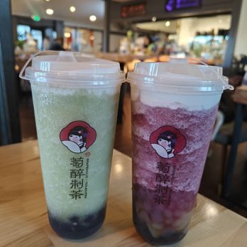 Social Eatery - Cotton Candy Grape Slush/ Pure Grape Slush - $6.75 - Bubble Tea Near Me - Millbrae, California