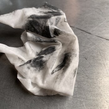 Casa Maya - Napkin after wiping table. The food was great as always, but the hygiene left much to be desired. - Mexican Near Me - St Augustine, Florida