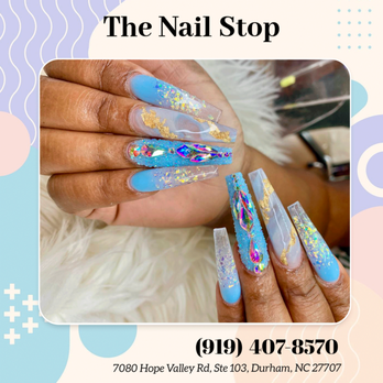 The Nail Stop - Indulge in the art of nail design, where each detail, from the shade to the sparkle, enhances your overall beauty. - Nail Salons Near Me - Durham, North Carolina