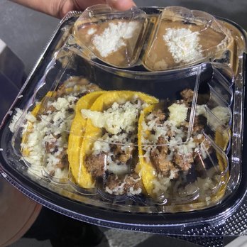 Tacos Gavilan - Taco plate with al pastor and cheese. Comes with beans that are to die for. - Mexican Near Me - Norwalk, California Tacos Gavilan - Taco plate with al pastor and cheese. Comes with beans that are to die for. - Mexican Near Me - Norwalk, California