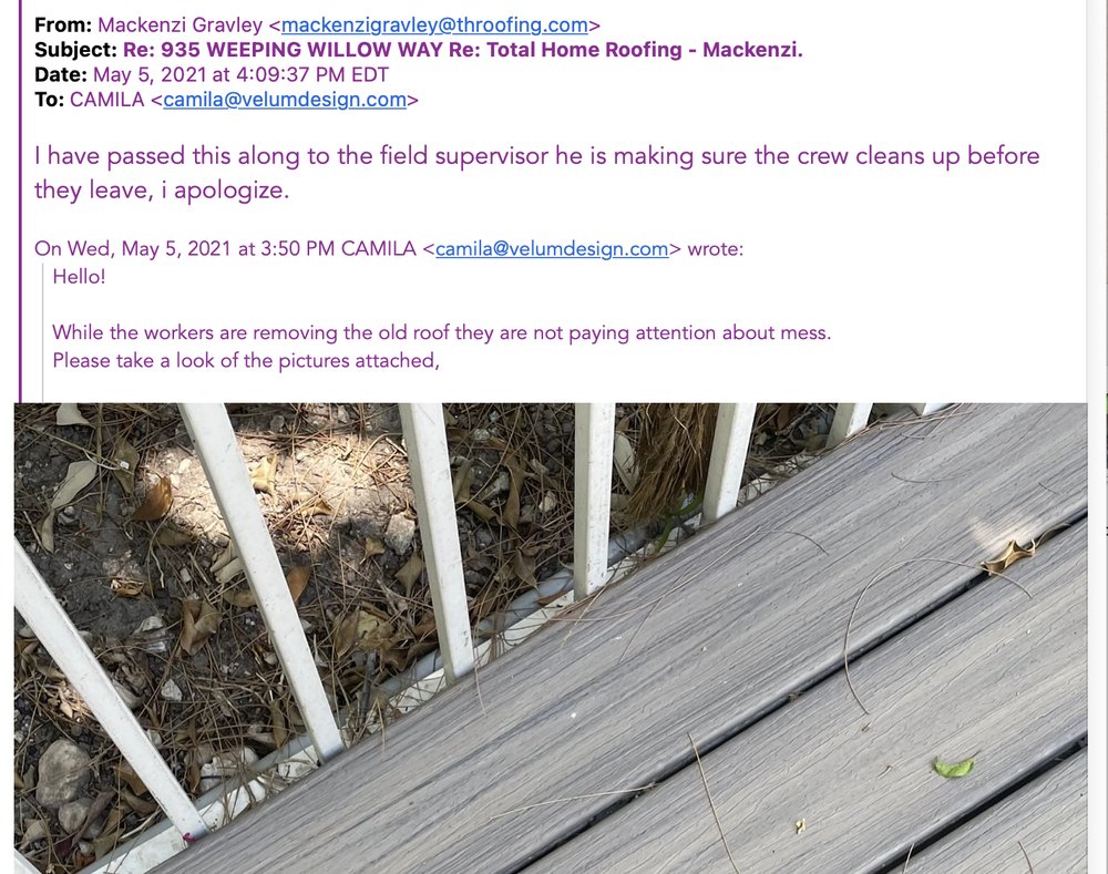 Slide of Total Home Roofing