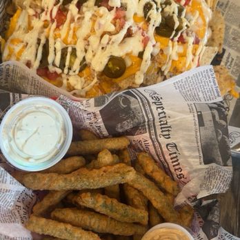 The Local Hideout Bar & Grill - FRIED GREEN BEANS NACHOS - Comfort Food Near Me - Bloomington, Illinois The Local Hideout Bar & Grill - FRIED GREEN BEANS NACHOS - Comfort Food Near Me - Bloomington, Illinois