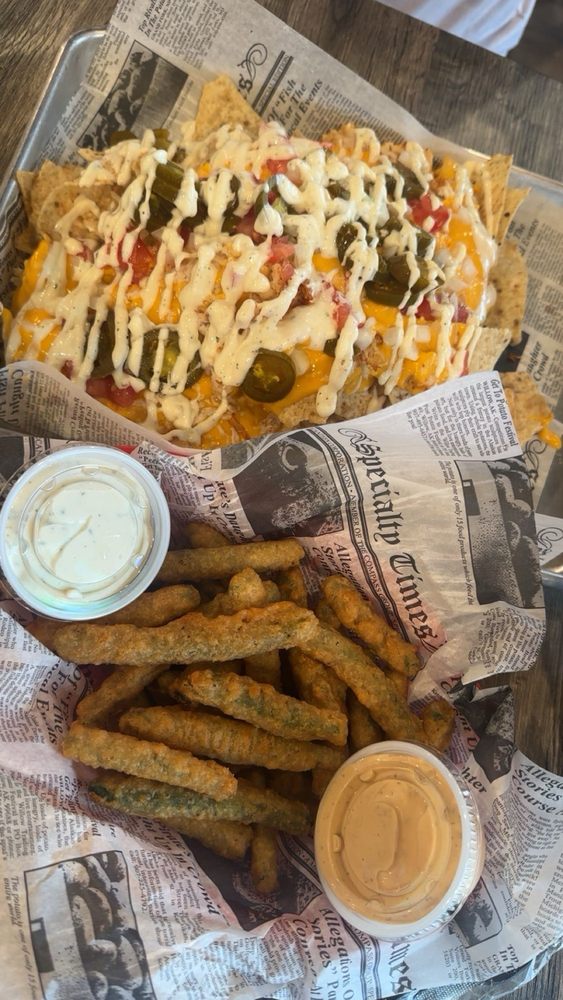Food from The Local Hideout Bar & Grill