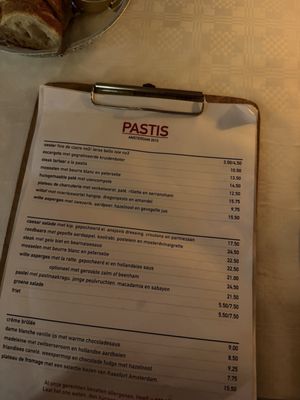 Menu photo 1 Pastis Amsterdam, NH Menu photo 1 Pastis Amsterdam, NH