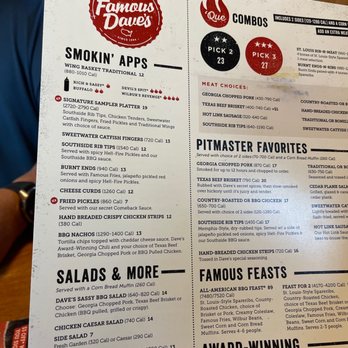 Famous Dave's Bar-B-Que - Barbeque Near Me - Reno, Nevada