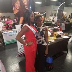 The Waldorf Culture Center - Mrs Maryland along with one of the vendors.