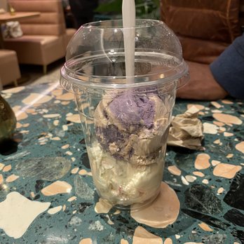 Sampaguita - Ube Latte and Birthday Mamon - Ice Cream & Frozen Yogurt Near Me - Orlando, Florida Sampaguita - Ube Latte and Birthday Mamon - Ice Cream & Frozen Yogurt Near Me - Orlando, Florida