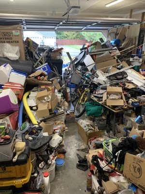 Junk removal before and after - A garage cleanout and side yard cleanout Junk removal before and after - A garage cleanout and side yard cleanout