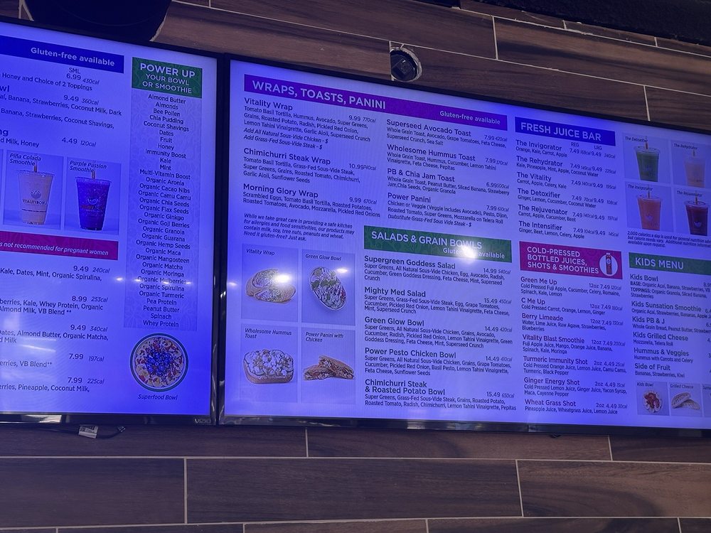 Social spots from Vitality Bowls