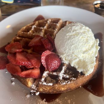 Commune - Cornmeal Waffle - Cafes Near Me - Virginia Beach, Virginia