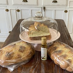 Moss Rose Bakery - Artisan garlic breads baked on the brick oven!!! AMAZING