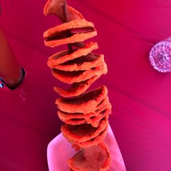 626 Night Market Mini - Milpitas - "most expensive" potato swirl for $13 a stick.