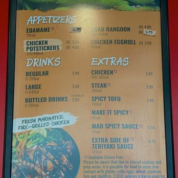 Teriyaki Madness - Menu - Japanese Near Me - Los Angeles, California Teriyaki Madness - Menu - Japanese Near Me - Los Angeles, California