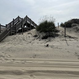 Stairs to on of the many secluded vacation rental houses Stairs to on of the many secluded vacation rental houses