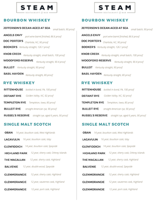 Menu photo 8 Steam Restaurant & Bar Wilmington, NC Menu photo 8 Steam Restaurant & Bar Wilmington, NC