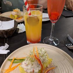 La Hacienda Gaucha - Delicious salad with tasty non- alcoholic beverage