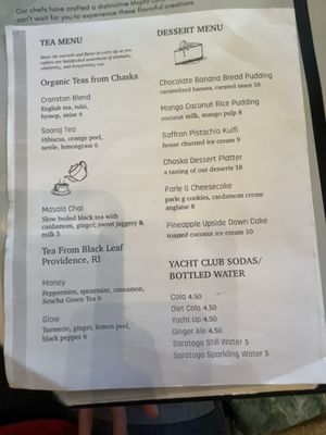 Menu photo 6 Chaska Cranston, RI