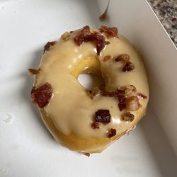 Lickin Good Donuts - I'd like a maple bacon donut, hold the bacon. For shame!