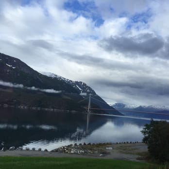 Brakanes Hotel - view from room balcony 2 - Hotels Near Me - Ulvik, 12