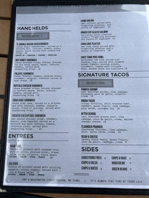 Menu photo 3 Tiger Lily Easton, MD