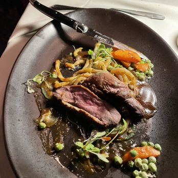 The Belvedere Inn - We had already started eating, but then remembered a photo! This was the duck, with peas, and carrots. - New American Near Me - Lancaster, Pennsylvania The Belvedere Inn - We had already started eating, but then remembered a photo! This was the duck, with peas, and carrots. - New American Near Me - Lancaster, Pennsylvania