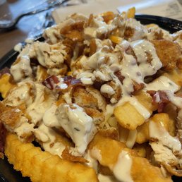 Bacon, cheese and ranch fries Bacon, cheese and ranch fries