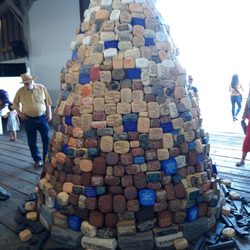 Anacortes Arts Festival - A memorial on gun violence art piece