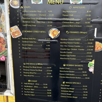 Mr Bombay - Menu - Food Trucks Near Me - Sunnyvale, California Mr Bombay - Menu - Food Trucks Near Me - Sunnyvale, California