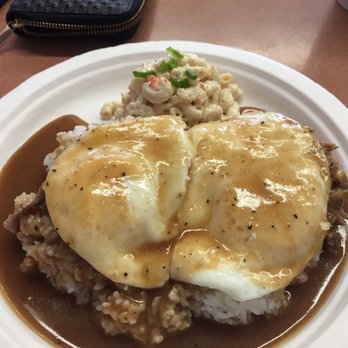 Button Up Cafe - Kayla pork loco moco - Breakfast & Brunch Near Me - Pearl City, Hawaii Button Up Cafe - Kayla pork loco moco - Breakfast & Brunch Near Me - Pearl City, Hawaii