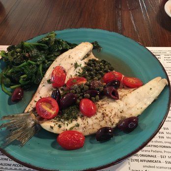 Pizza Gorda - Branzino and spinach - Pizza Near Me - Punta Gorda, Florida