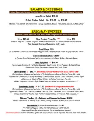 Menu photo 1 Pour Decisions Bar & Grill Cheyenne, WY Menu photo 1 Pour Decisions Bar & Grill Cheyenne, WY