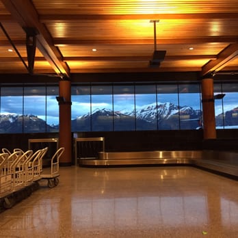 Jackson Hole Airport - JAC - This is not a photo. This is the view out the windows. - Airports Near Me - Jackson, Wyoming