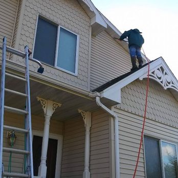 Clarke's Cleaning Service - Soft Washing this home in Lindstrom. - Window Washing Near Me - Otsego, Minnesota Clarke's Cleaning Service - Soft Washing this home in Lindstrom. - Window Washing Near Me - Otsego, Minnesota