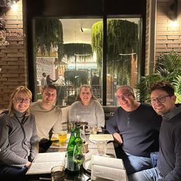 Kind waitress took pic of our table. Kind waitress took pic of our table.