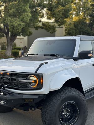 Ford Bronco Raptor Full Ceramic Window Tint - The Nano-Ceramic use for this application is rated to 99% UV protection and 96% IR rejection. Maximizing safety from sunburn, skin cancer, upholstery damage and keeping the cabin as cool as possible. Ford Bronco Raptor Full Ceramic Window Tint - The Nano-Ceramic use for this application is rated to 99% UV protection and 96% IR rejection. Maximizing safety from sunburn, skin cancer, upholstery damage and keeping the cabin as cool as possible.