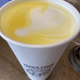 Turmeric Golden Milk Latte with Almond Milk Turmeric Golden Milk Latte with Almond Milk