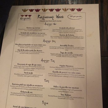 Oyamel - Restaurant Week, January 2020 - Mexican Near Me - Washington, DC, District of Columbia