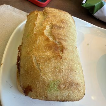 Panera Bread - Sandwich finally came, but green spots all over the bread. The bottom was even worse. :-( - Sandwiches Near Me - Cupertino, California Panera Bread - Sandwich finally came, but green spots all over the bread. The bottom was even worse. :-( - Sandwiches Near Me - Cupertino, California