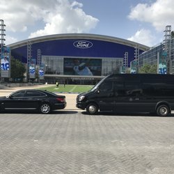 Goodman Executive Sedan And Limousine Service - Cowboys Star in Frisco working with group visiting sites!