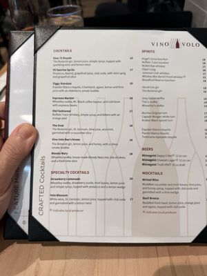 Menu photo 1 Vino Volo Columbus, OH