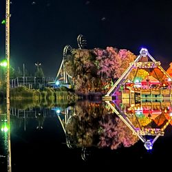 Six Flags Darien Lake - 2022 The lake reflections were amazing