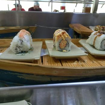 Kobe Sushi Buffet - Some delicious sushi at the boat - Sushi Bars Near Me - Modesto, California Kobe Sushi Buffet - Some delicious sushi at the boat - Sushi Bars Near Me - Modesto, California