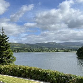 Sheen Falls Lodge - View from the restaurant - Hotels Near Me - Kenmare, Kentucky