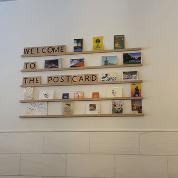 The Postcard - Loved this little display on the wall - Coffee & Tea Near Me - Atlanta, Georgia