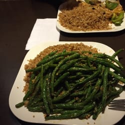 Blue Sky Garden Restaurant - Green beans and rice - awesome
