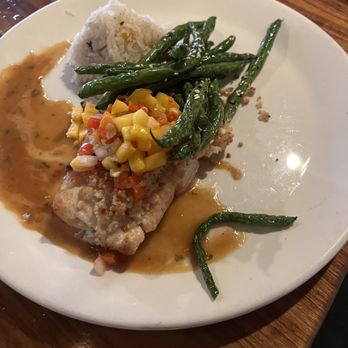 Chart House - Macadamia Crusted Mahi - Seafood Near Me - Stateline, Nevada