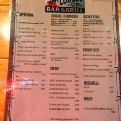 Cowboy Up Bar and Grill - Menu