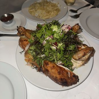 Zuni Café - Zuni Roast Chicken for Two with Bread Salad - Italian Near Me - San Francisco, California Zuni Café - Zuni Roast Chicken for Two with Bread Salad - Italian Near Me - San Francisco, California